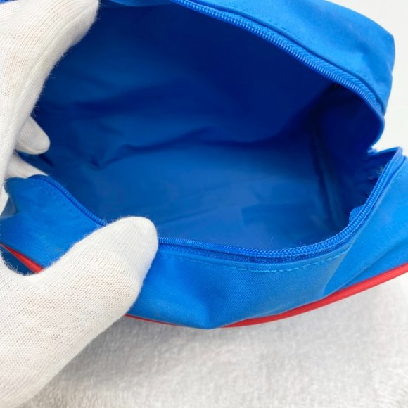 Estee Lauder Unisex Cosmetic Toiletry Case Blue Zip Top Side Handle Bag Vintage - Picture 8 of 9